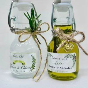 Mini botellas de aceite de oliva