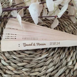 Abanico de madera