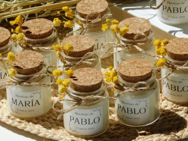 Velas aromáticas personalizadas